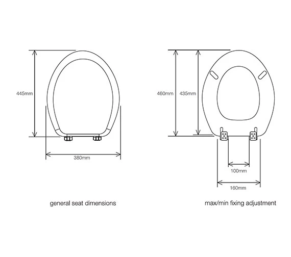 Roper Rhodes Curve Soft Close Toilet Seat White 2 Roper Rhodes Curve Soft Close Toilet Seat White - Image 2