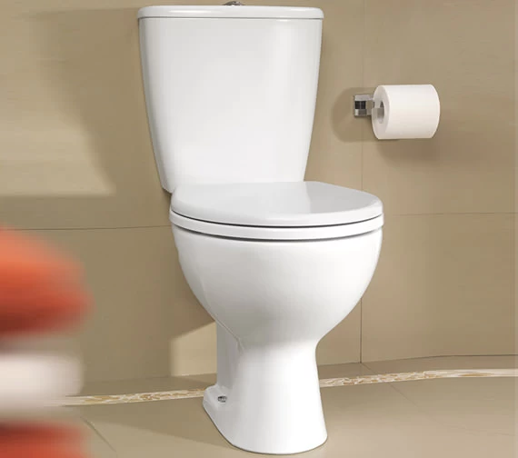 Twyford Alcona White Close Coupled WC Pan With Cistern 1 Twyford Alcona White Close Coupled WC Pan With Cistern