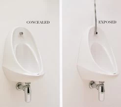 Twyford Camden 500 X 350 X 330mm Single White Urinal Bowl - VC7003WH -Bathroom Supplie Shop QS V45435 4 mn