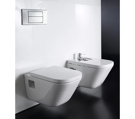 Roca The Gap White Wall Hung WC Pan 540mm Projection 1 Roca The Gap White Wall Hung WC Pan 540mm Projection