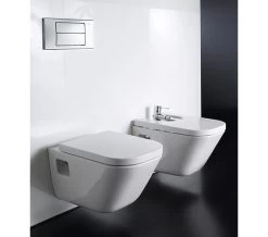 Roca The Gap White Wall Hung Bidet 540mm - 357475000