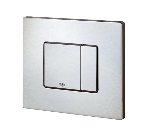 Grohe Cosmo Stainless Steel Dual Flush WC Wall Plate - 38776SD0 2 Grohe Cosmo Stainless Steel Dual Flush WC Wall Plate - 38776SD0 - Image 2