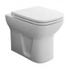 VitrA S20 White 400mm Back-To-Wall WC Pan