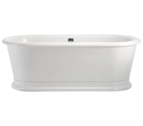 Burlington London White Round Soaking Bathtub 1800 X 850mm - E18 3 Burlington London White Round Soaking Bathtub 1800 X 850mm - E18 - Image 3