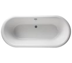Burlington London White Round Soaking Bathtub 1800 X 850mm - E18 7 Burlington London White Round Soaking Bathtub 1800 X 850mm - E18 -Bathroom Supplie Shop QS V61954 4 mn