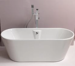 Imex Essence 1500 X 640mm White Freestanding Bath -Bathroom Supplie Shop QS V72277 4 mn