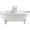 Heritage Baby Oban 1495 X 795mm Freestanding Double Ended Bath With Feet