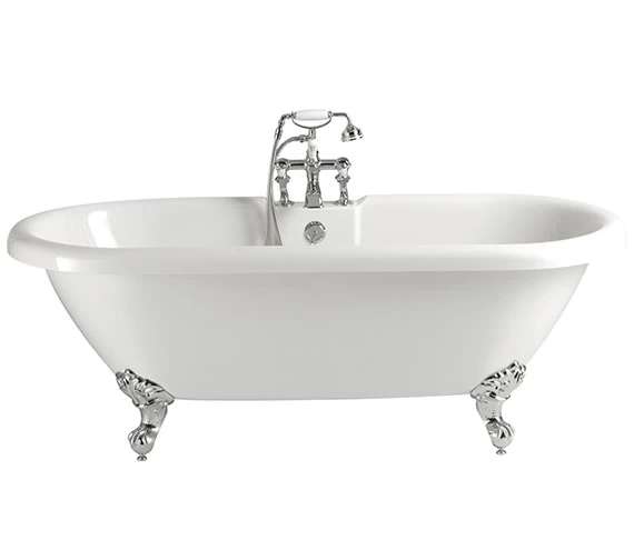 Heritage Baby Oban 1495 X 795mm Freestanding Double Ended Bath With Feet 1 Heritage Baby Oban 1495 X 795mm Freestanding Double Ended Bath With Feet