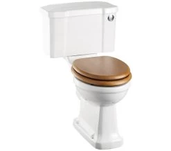 Burlington White Closed Coupled WC With Front Button Cistern 720mm - P5 - C2