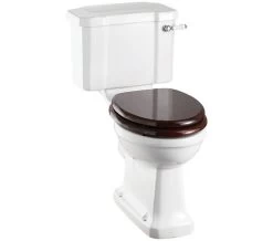 Burlington White Slimline Closed Coupled WC With Cistern And Ceramic Lever