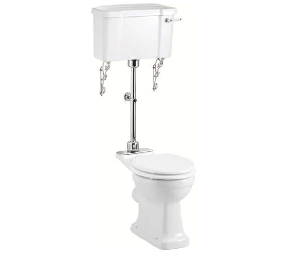 Burlington Medium Level WC With White Ceramic Lever 1 Burlington Medium Level WC With White Ceramic Lever