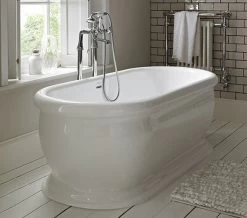 Heritage Derrymore 1745 X 790mm Double Ended Roll Top Bath 7 Heritage Derrymore 1745 X 790mm Double Ended Roll Top Bath -Bathroom Supplie Shop QS V76063 3 mn