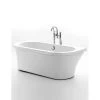 Royce Morgan Kirkstall Back To Wall Freestanding White Bath 1680 X 780mm