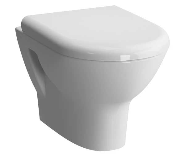 VitrA Zentrum 500mm White Wall Hung WC Pan And Seat 2 VitrA Zentrum 500mm White Wall Hung WC Pan And Seat - Image 2