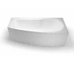 Britton Cleargreen Ecocurve Right Hand White 1700mm X 750mm Shower Bath