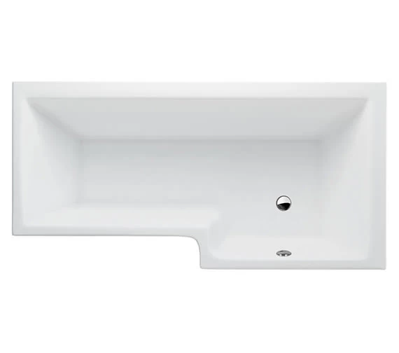 Britton Cleargreen Ecosquare 1700mm X 850mm Right Hand White Shower Bath 3 Britton Cleargreen Ecosquare 1700mm X 850mm Right Hand White Shower Bath - Image 3