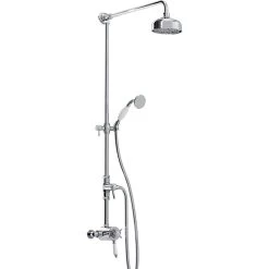Bristan 1901 Exposed Shower Valve With Diverter & Rigid Riser