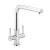 Carron Phoenix Rosolina L-Spout Kitchen Sink Mixer Tap Chrome