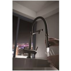 Clearwater Bellatrix Water Filter & Kitchen Mixer Tap Gun Metal -Bathroom Supplie Shop clearwater be7gm 5