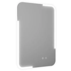 Gaia 500mm X 700mm Illuminated LED Mirror With Demister -Bathroom Supplie Shop gaia 500mm x 700mm illuminated led mirror with demister left 16899.1652444453