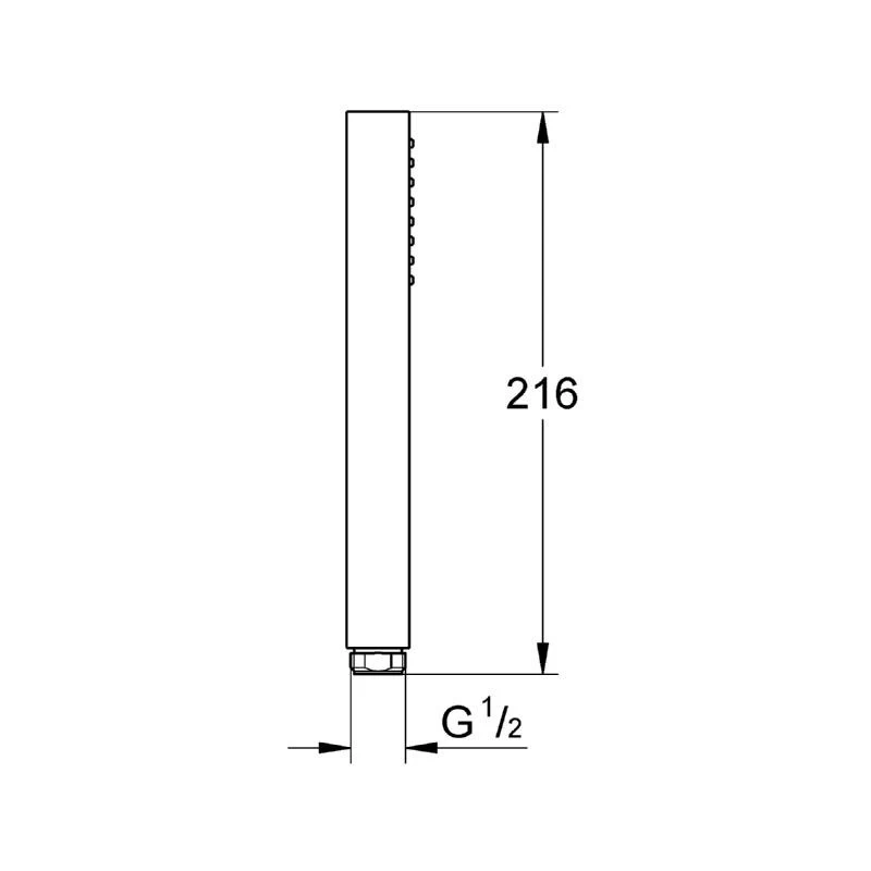 Grohe Euphoria Cube Stick Hand Shower 1 Spray 27698 2 Grohe Euphoria Cube Stick Hand Shower 1 Spray 27698 - Image 2