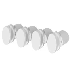 Hudson Set Of 4 White Horizontal Radiator Brackets -Bathroom Supplie Shop hudson set of 4 white horizontal radiator brackets right 64605.1671715800