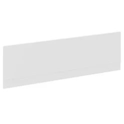 White 1700mm Acrylic Front Bath Panel -Bathroom Supplie Shop ideal white 1700mm acrylic front bath panel left 38141.1658746128