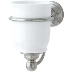 Perrin & Rowe Single Tumbler Holder Pewter