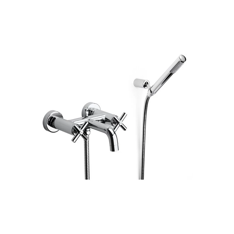 Roca Loft Wall Mounted Bath Shower Mixer With Kit Chrome 1 Roca Loft Wall Mounted Bath Shower Mixer With Kit Chrome